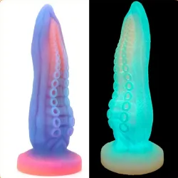 unicorny Gode phosphorescent Lumy Octop 21 x 6.3cm